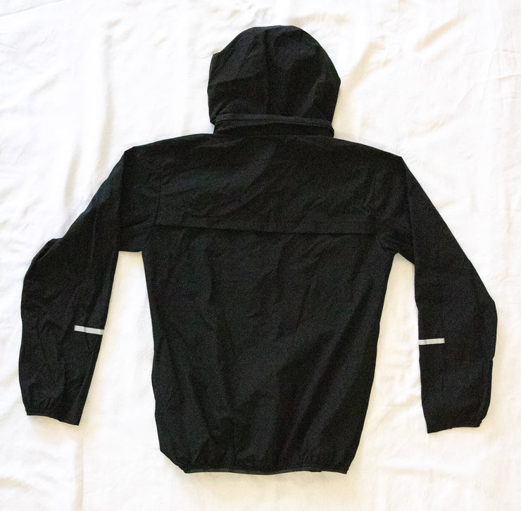 back of wind breaker jacket