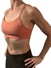 Define T-Sports Bra - Orange Front